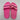 Balenciaga Women's Logo Pool Slides in Fluo Pink Size 10 US Balenciaga