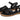Sorel Women's Fashion Flat Sandal, Color Black, Gum, Size 6 Sorel