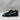 Prada Nuanced Brushed Leather Lace-Up Shoes in black and silver Size 8UK PRADA
