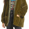 BP  Faux Fur Jacket in Olive Dark Size X-Small BP
