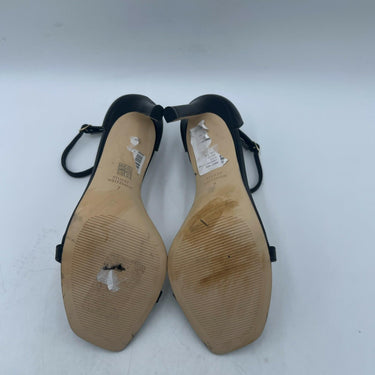 Women’s Stuart Weitzman Amelina 95 Black Leather sandals Heels Size 7B Stuart Weitzman