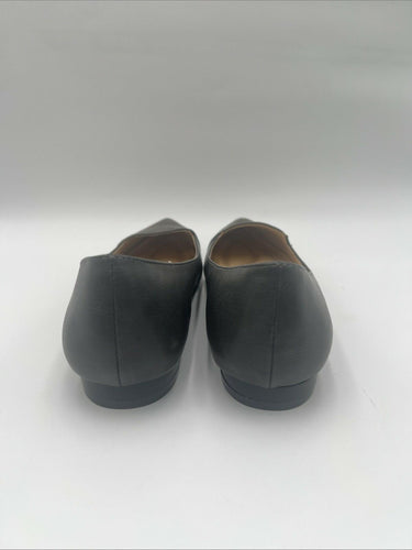 Bellini Women's Flora Slip On Flat, Gray Faux Leather/Suede Size 10W Bellini