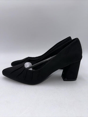 Bellini Womens Vinny Black Faux Suede Slip-On Pumps Shoes Size 9 M Bellini
