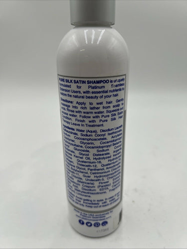 Platinum Seamless—Pure Silk Satin Shampoo 8oz Platinum