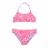 Beach Lingo Womens Swirlicious Reversible Bralette Set Multi 8 Beach Lingo