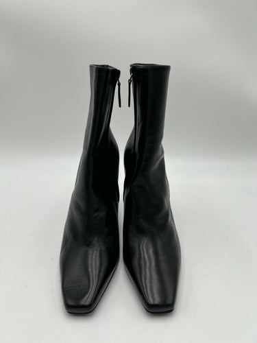 Off-White Allen 140mm leather ankle boots inblack /gradient heel Size 37