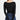 Free People Women's Wind Down Layering Top, Black, L Free People