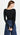 Free People Women's Wind Down Layering Top, Black, L Free People