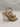 Alexandre Birman Nina Zircone sandals Gold Leather Size 38