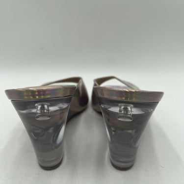 Women’s Stuart Weitzman Tia Lucite Wedge sandals Size 10B Stuart Weitzman
