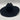 Justin Authentic Western Black Felt Cowboy Hat Cattleman Crown Wide Brim Size 7 Justin