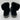 Women’s Cougar Dasha Black suede faux fur ankle boots Size 10 Cougar