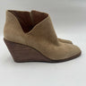 Women’s Lucky Brand Melendi Side Zip Ankle Wedge Bootie Taupe 7.5M Lucky Brand