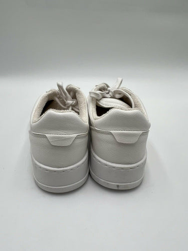 Aqua AQ-BUMBL White Pebbled Platform Sneakers Size 8