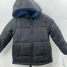Carter's Boys Quilted Puffer Jacket Black Blue Fleece Lined Winter Coat NWT 5/6 Carter's