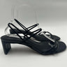 Women’s Steven By Steve Madden Owen Black Block Heel Sandals Size 8.5M Steven