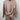 VTSGN Womens Knit Sweater Balloon Sleeve Tie Pink Side XL Vtsgn