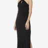 NWT Sundry Womens Keyhole Midi Dress Black Size 3 Sundry