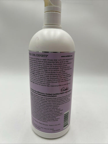 Ouidad Curl Immersion No-Lather Coconut Cream Cleansing Conditione 33.8oz Ouidad