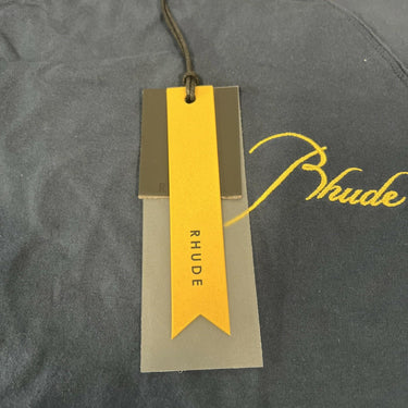 RHUDE Embroidered raglan-sleeve T-shirt  Blue Size 2XL RHUDE