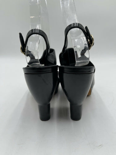 3.1 Phillip Lim Salma platform chunky heel sandals in black leather Size 37