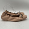 Stuart Weitzman SW Bow Ballet Flat in Beige Leather Size 9.5B Stuart Weitzman