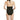 BCBGMAXAZRIA Women's Standard One Piece Swimsuit Plunging V Neck Belt Black, 6 BCBGMAXAZRIA