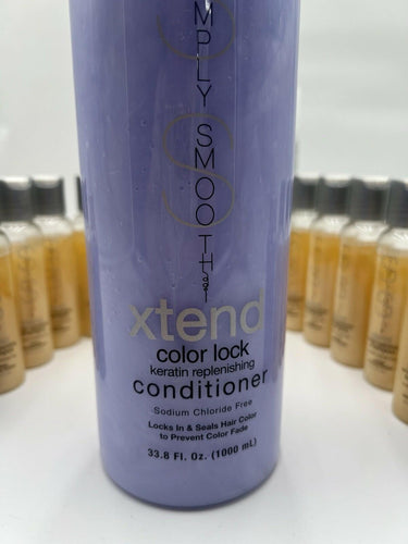 Simply Smooth Xtend Keratin Color Lock Conditioner Shampoo Spray Shine Lot Of 14 Simply Smooth