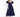 EN SAISON Barnette Eyelet Flutter Sleeve Maxi Dress  Navy Blue Size XS