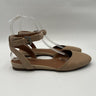 Women’s Lucky Brand Causia Brown Ankle Strap Flat Size 7M Lucky Brand