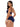 Skinny Dippers Women's Swimwear Jelly Beans Good Vibes Removable Soft Cup M Skinny Dippers by Miraclesuit