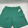 Design Untitled Men sweatshorts are crafted soft fleece teal green color Size M Designs Untitled