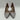 Womens Mix No. 6 Gradient Rhinestone Pointed Toe DOrsay High Heels  Size 9 Mix No. 6