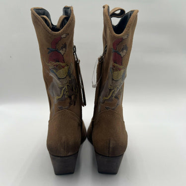 Women’s Golo Giddy-Up Side Zip Mid Calf Western Boots Size 6.5M