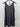 Allen Allen USA Womens Sleeveless Gauze Dress Gray Lace Trim Boho Beach - Size S