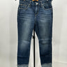 Joe’s Jeans Womans Cuff Slim Straight Jeans Dark Blue Wife Cuffed Hems Size 25 Joe's Jeans