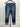 Joe’s Jeans Womans Cuff Slim Straight Jeans Dark Blue Wife Cuffed Hems Size 25 Joe's Jeans