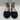 Mix No. 6  Girl Tina Pump Black Satin Rhinestone Size 5 M Mix No. 6