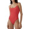 Cotton on Women's Textured Scoop Neck One Piece Swimsuit Size L Cotton On