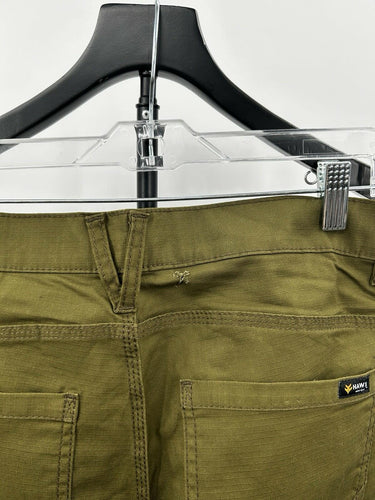HAWX Olive Green Men’s Work Gear pants Utility Pockets Size 33/34