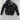 NWT Tahari Girl Full Zip Hooded Glossy Puffer Jacket, Black Size 10 Tahari