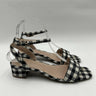 Pre-Owned Kelly & Katie Olivina Sandal Black/White Size 6.5M Kelly