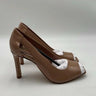 Vince Camuto LIZANIE Blush Patent Leather Square Toe Slip On High Heels, 6.5M Vince Camuto