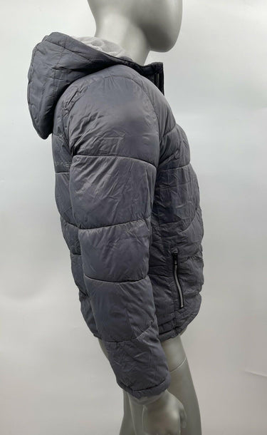 Boys Spyder Full Zip Puffer Jacket Color Gray Size XL