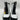 Khombu Megan White Black Quilted Snow Boots Winter Zip Womens 7W Khombu