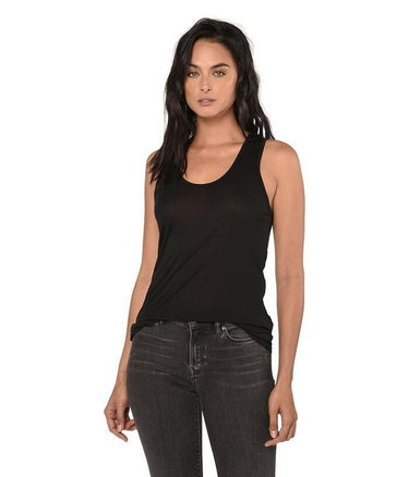 Women's Allsaints Malin Racerback Tank Top, Size Small - Black