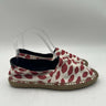 Saint Laurent YSL women's slip-on espadrille flat All Over Red Lips Size 37 Saint Laurent
