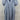 FRAME Dress Light Blue V Neck Puff Sleeve Tiered Crinkle Midi XS/TP FRAME
