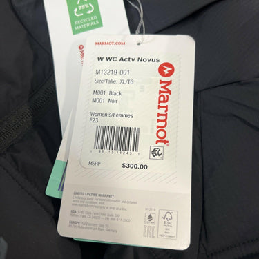 Marmot Women's WarmCube™ Active Novus Hoody in Black Size XL Marmot