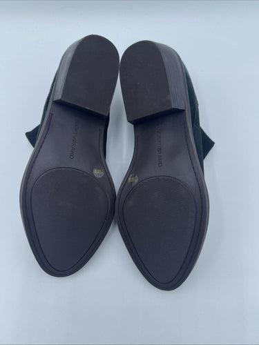 Women’s Lucky Brand Fitina Block Heel Booties Black Leather Size 7.5M Lucky Brand